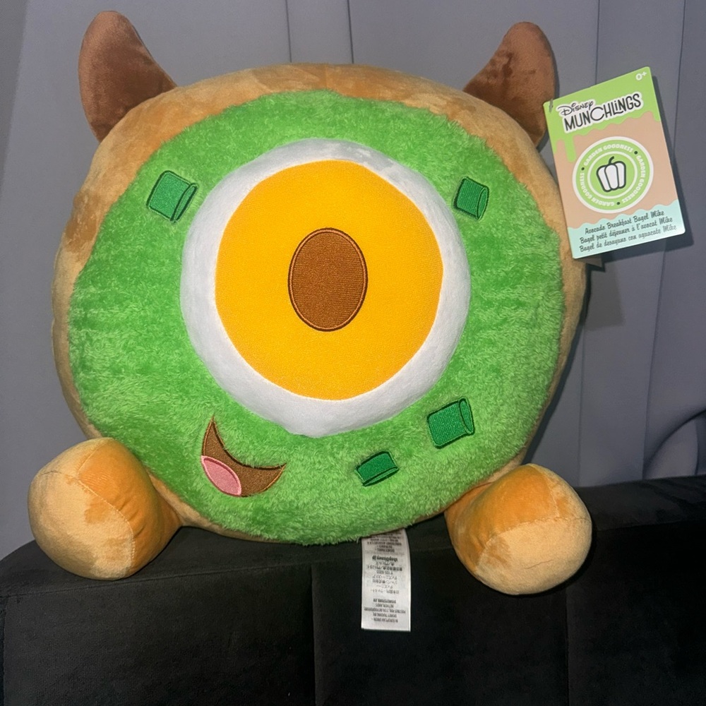 Disney Munchlings - Mike Wazowski 13" Scented Plush Monsters Inc. New w/ Tags